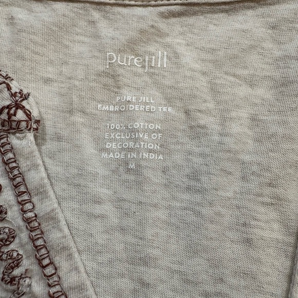 Pure Jill Embroidered Tee - Picture 6 of 7
